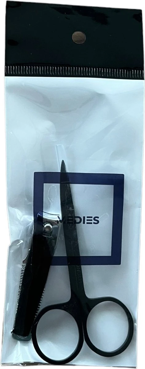 Medies - Nagelschaar 9 Cm En Kleine Nagelknipper Met Vijl 6 Cm | Nagelschaar | Nagelknipper | Nagelschaartje | Nagelverzorging - Zwart 6 Medies - Nagelschaar 9 Cm En Kleine Nagelknipper Met Vijl 6 Cm | Nagelschaar | Nagelknipper | Nagelschaartje | Nagelverzorging - Zwart - Afbeelding 6