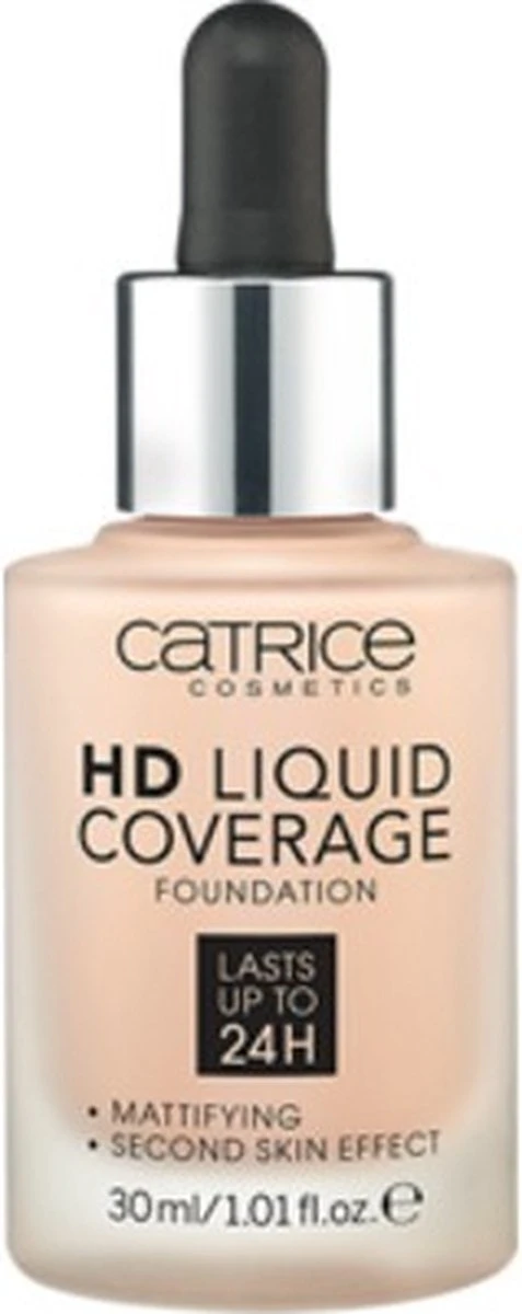 Catrice - Liquid Make-Up HD Liquid Coverage (Foundation) 30 Ml 030 Sand Beige - 4 Catrice - Liquid Make-Up HD Liquid Coverage (Foundation) 30 Ml 030 Sand Beige - - Afbeelding 4