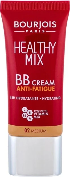 Bourjois Healthy Mix BB Cream Anti Fatigue - 02 Medium Beige -Cosmetica Winkel 478x1200 5