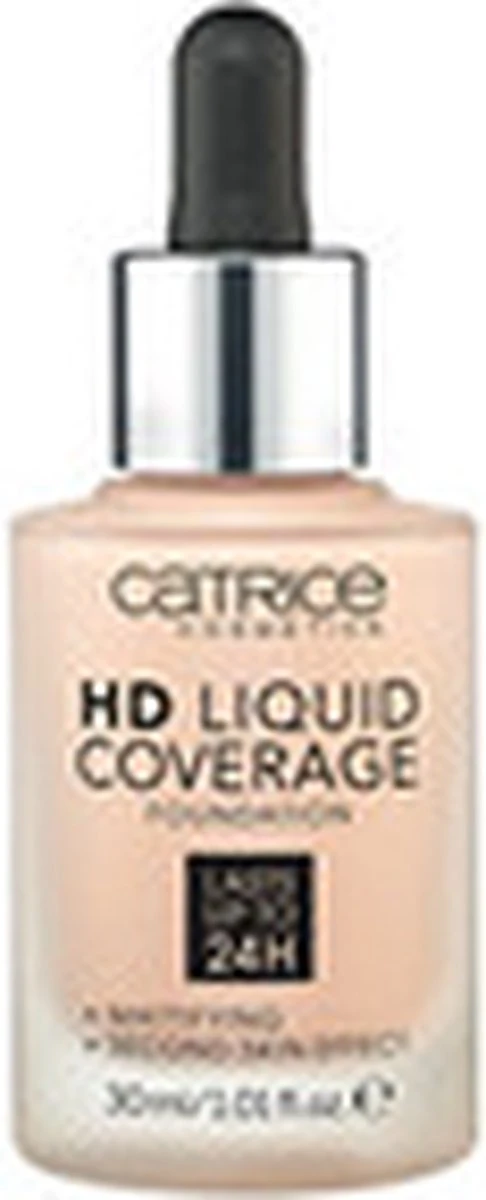 Catrice - Liquid Make-Up HD Liquid Coverage (Foundation) 30 Ml 030 Sand Beige - 6 Catrice - Liquid Make-Up HD Liquid Coverage (Foundation) 30 Ml 030 Sand Beige - - Afbeelding 6