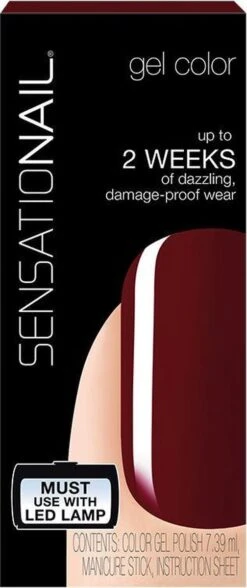 SensatioNail Gel Polish Miss Behave - Gel Nagellak - Rood 13 SensatioNail Gel Polish Miss Behave - Gel Nagellak - Rood -Cosmetica Winkel 504x1200 10