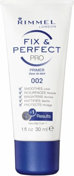 Rimmel London Fix & Perfect Make-Up Primer - 002 Transparent - 30 Ml -Cosmetica Winkel 509x1200 7