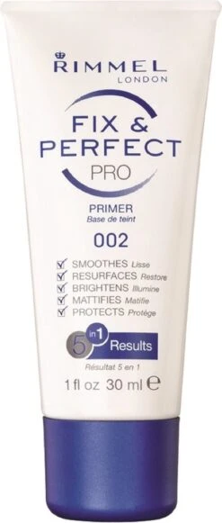 Rimmel London Fix & Perfect Make-Up Primer - 002 Transparent - 30 Ml -Cosmetica Winkel 510x1200 13