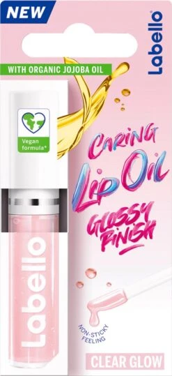 Labello Caring Lip Oil Clear Glow - 5.5 Ml 16 Labello Caring Lip Oil Clear Glow - 5.5 Ml -Cosmetica Winkel 550x1200 1