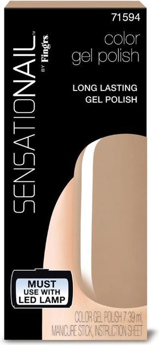 SensatioNail Gel Polish Taupe Tulips - Gel Nagellak - Crème 4 SensatioNail Gel Polish Taupe Tulips - Gel Nagellak - Crème - Afbeelding 4
