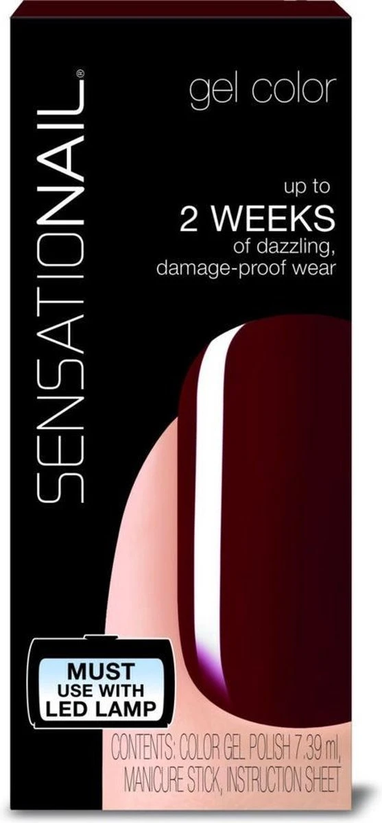 SensatioNail Gel Polish Miss Behave - Gel Nagellak - Rood 5 SensatioNail Gel Polish Miss Behave - Gel Nagellak - Rood - Afbeelding 5