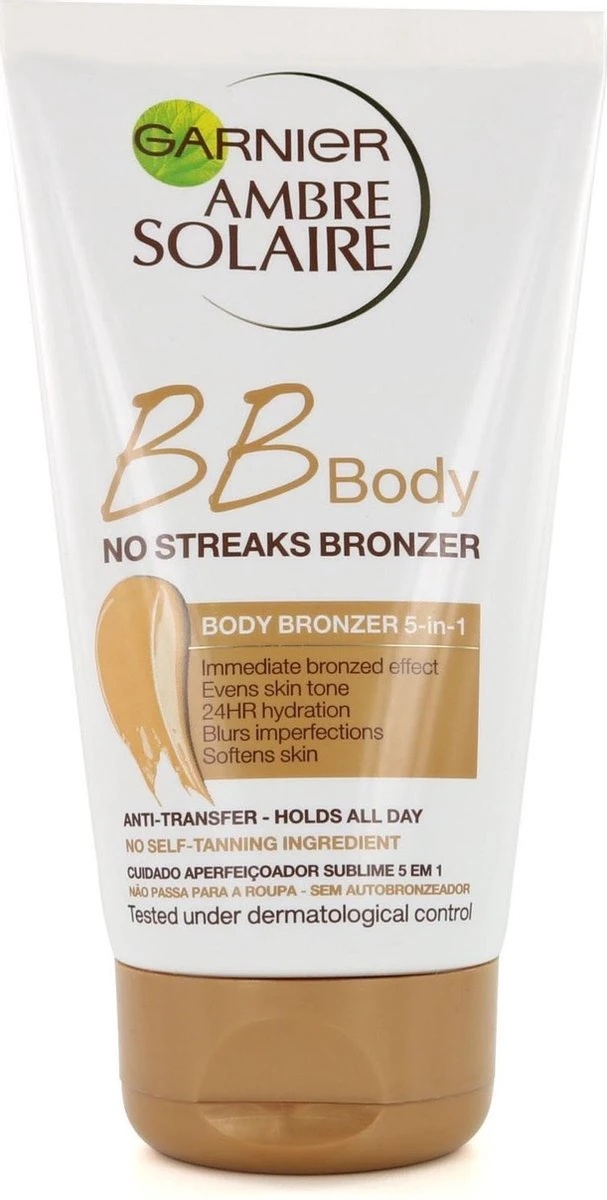 Garnier Ambre Solaire No Streaks BB Body Bronzer - 150 Ml 1 Garnier Ambre Solaire No Streaks BB Body Bronzer - 150 Ml