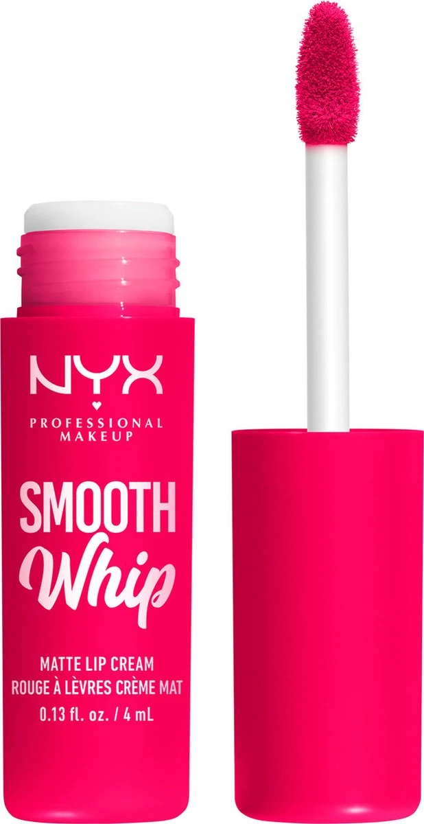 NYX Professional Makeup - Smooth Whip Matte Lip Cream Pillow Fight - Vloeibare Lippenstift - 4ML 8 NYX Professional Makeup - Smooth Whip Matte Lip Cream Pillow Fight - Vloeibare Lippenstift - 4ML - Afbeelding 8