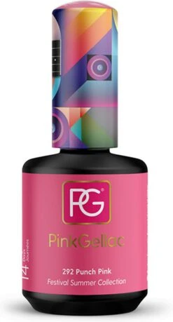 Pink Gellac - Punch Pink - Gellak - Vegan - Roze - Glanzend - 15ml -Cosmetica Winkel 646x1200 3