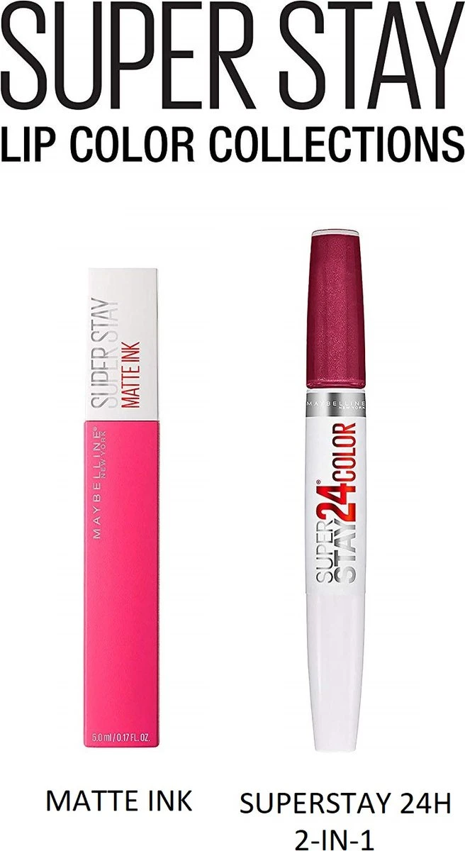 Maybelline Stay Matte Ink Lippenstift - 65 Seductres 6 Maybelline Stay Matte Ink Lippenstift - 65 Seductres - Afbeelding 6