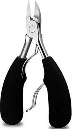 WVspecials® Professionele Zwarte Nagelschaar - Kalknagel Schaar - Ingegroeide Teennagel - Nageltang Groot -Nagelschaar Voor Harde Nagels - Teennagel - Nageltang - Nagelschaartje - Nagelschaar - Kalknagels - Schaar - Hand Verzorging - Nagelknipper