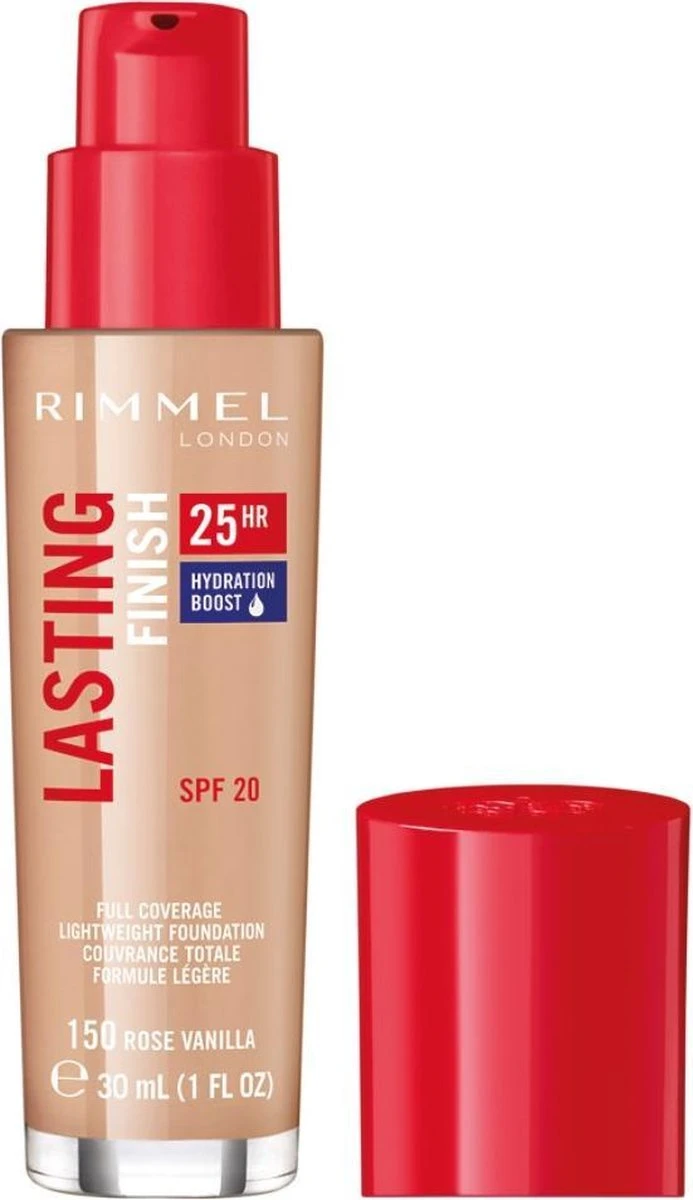 Rimmel London Lasting Finish Foundation - 150 Rose Vanilla 1 Rimmel London Lasting Finish Foundation - 150 Rose Vanilla