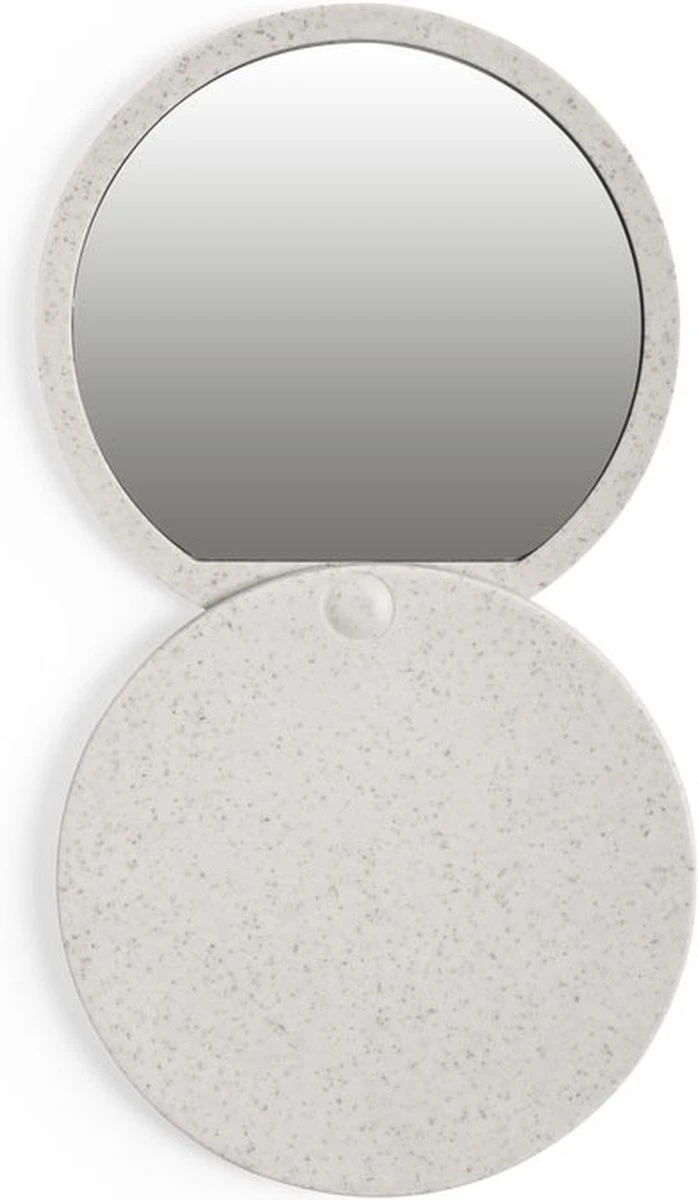 Merkloos Make-up Spiegel - Zakspiegel - Reisspiegel - Rond - Compact - Uitschuifbaar - Dames - 7 Cm - Tarwestro - ABS - Naturel 2 Merkloos Make-up Spiegel - Zakspiegel - Reisspiegel - Rond - Compact - Uitschuifbaar - Dames - 7 Cm - Tarwestro - ABS - Naturel - Afbeelding 2