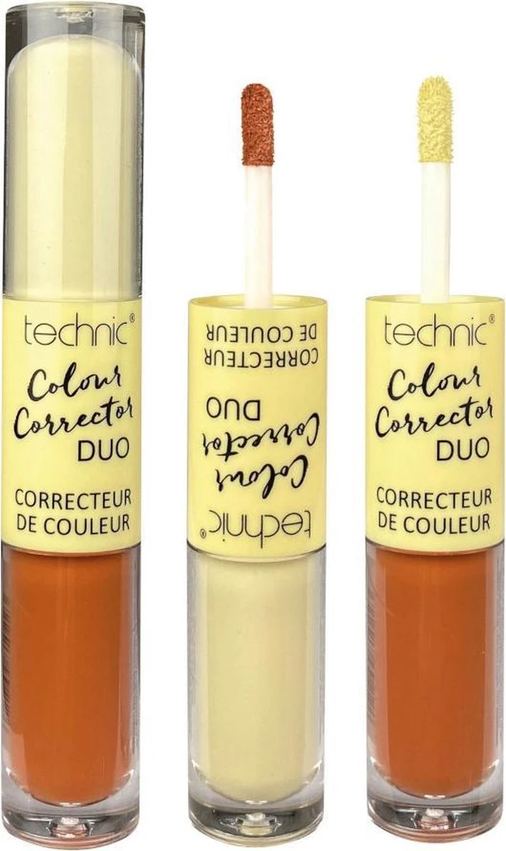 Technic Colour Corrector Duo - Yellow, Orange 2 Technic Colour Corrector Duo - Yellow, Orange - Afbeelding 2