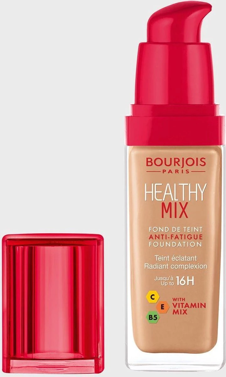 Bourjois Healthy Mix Foundation - 55 Dark Beige 5 Bourjois Healthy Mix Foundation - 55 Dark Beige - Afbeelding 5
