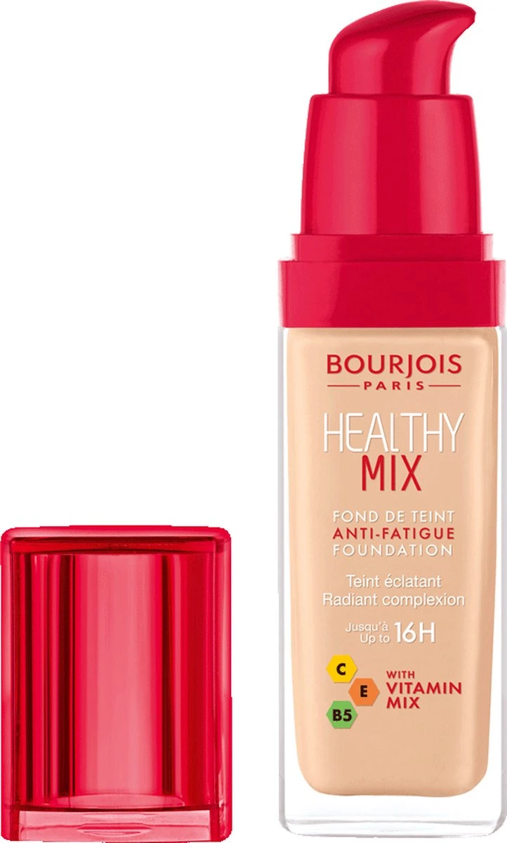 Bourjois Healthy Mix Anti-Fatigue Foundation - 51,5 Rose Vanilla 3 Bourjois Healthy Mix Anti-Fatigue Foundation - 51,5 Rose Vanilla - Afbeelding 3