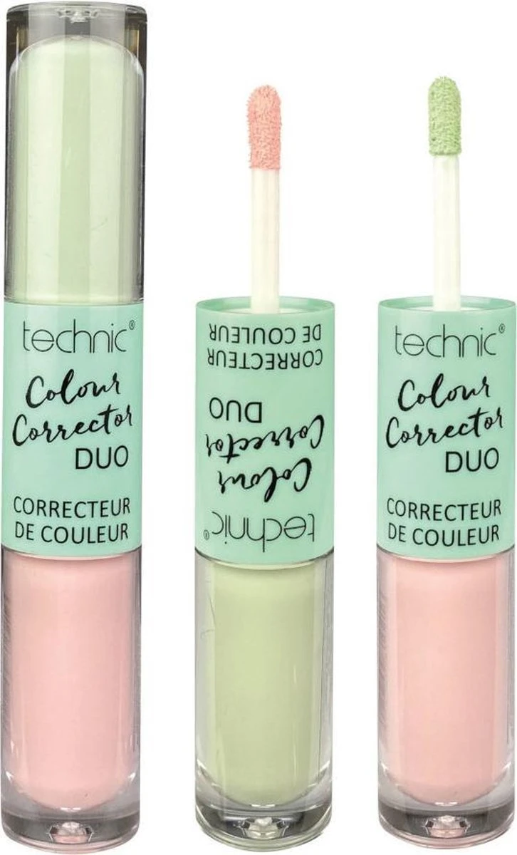 Technic Colour Corrector Duo - Green, Pink 2 Technic Colour Corrector Duo - Green, Pink - Afbeelding 2