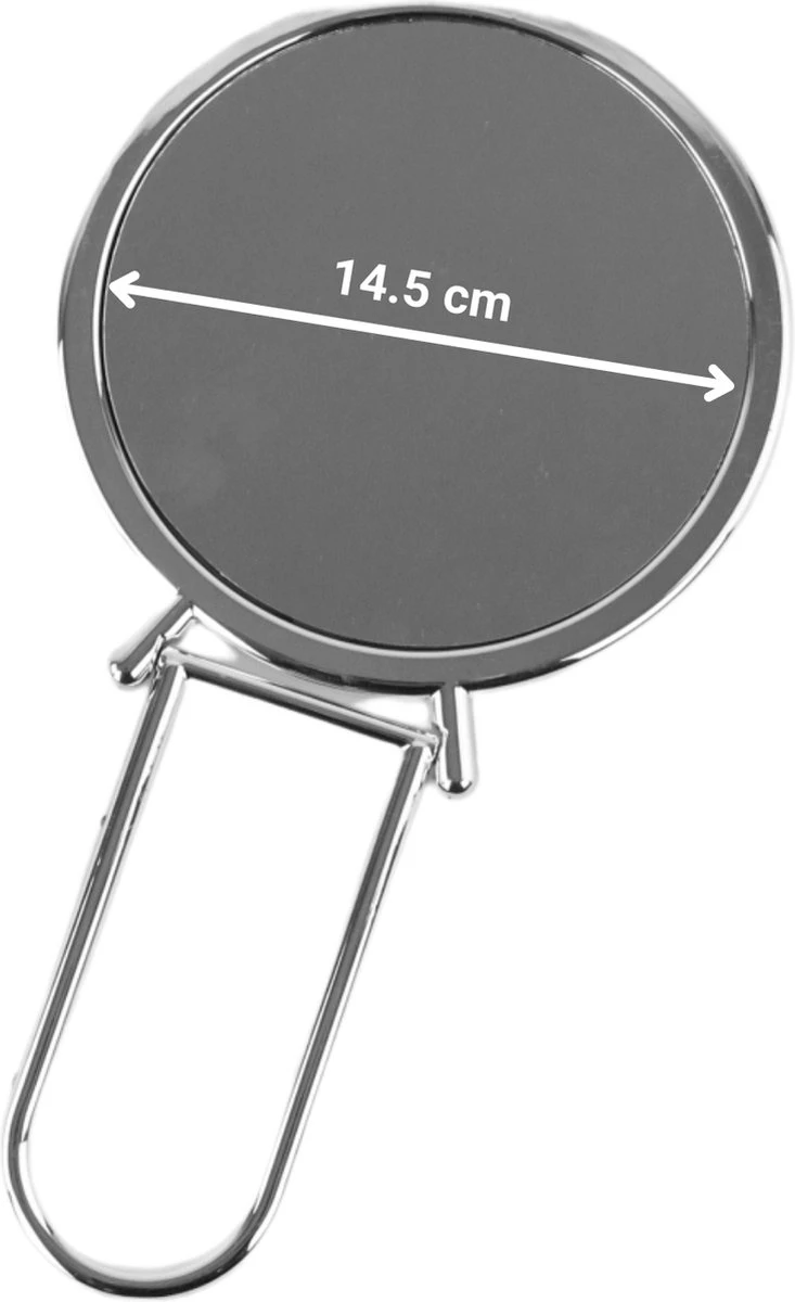 Orange85 Make Up Spiegel - Rond - 14.5 Cm - Vergrotend 3 Orange85 Make Up Spiegel - Rond - 14.5 Cm - Vergrotend - Afbeelding 3