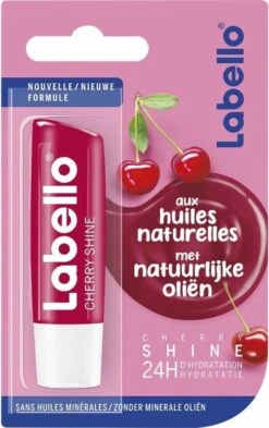 Labello Cherry Shine Lippenbalsem - 4 Balsems -Cosmetica Winkel 754x1200 1
