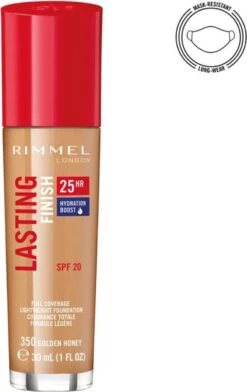 Rimmel London Lasting Finish Foundation - 350 Golden Honey -Cosmetica Winkel 756x1200