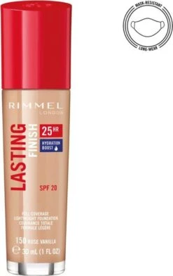 Rimmel London Lasting Finish Foundation - 150 Rose Vanilla 11 Rimmel London Lasting Finish Foundation - 150 Rose Vanilla -Cosmetica Winkel 757x1200 2