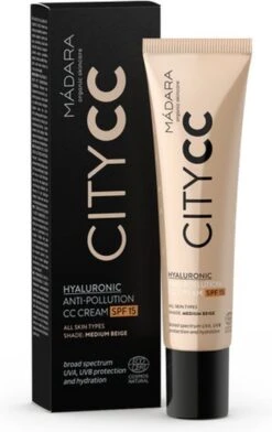 MÁDARA Anti-Pollution CC Cream SPF15 Medium Beige 40ml - Hyaluronzuur -UVA/UVB 20 MÁDARA Anti-Pollution CC Cream SPF15 Medium Beige 40ml - Hyaluronzuur -UVA/UVB -Cosmetica Winkel 757x1200 3