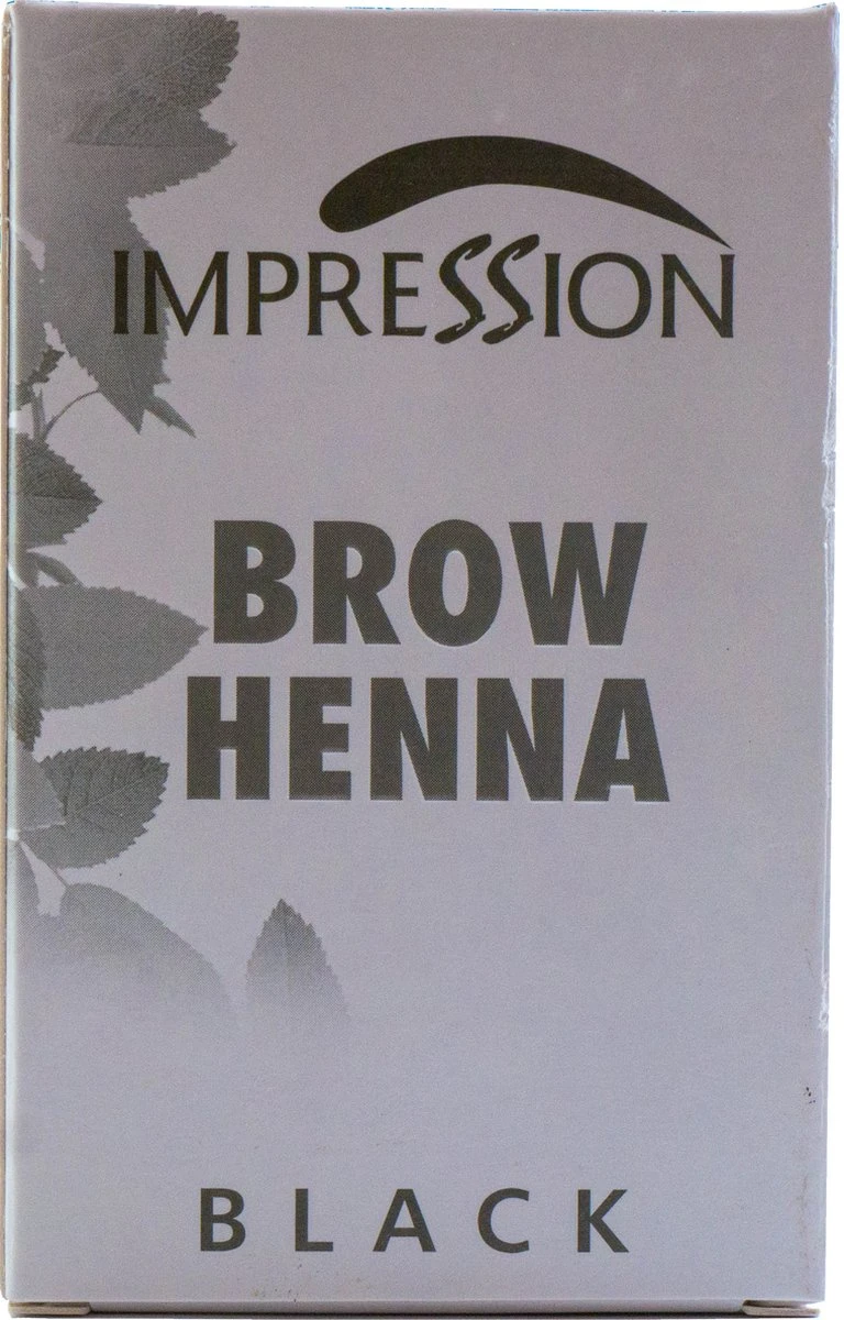 Impression Henna Wenkbrauwverf | Zwart | Black | Noir | Brow Henna | Goed Voor Meer Dan 20 Behandelingen 6 Impression Henna Wenkbrauwverf | Zwart | Black | Noir | Brow Henna | Goed Voor Meer Dan 20 Behandelingen - Afbeelding 6
