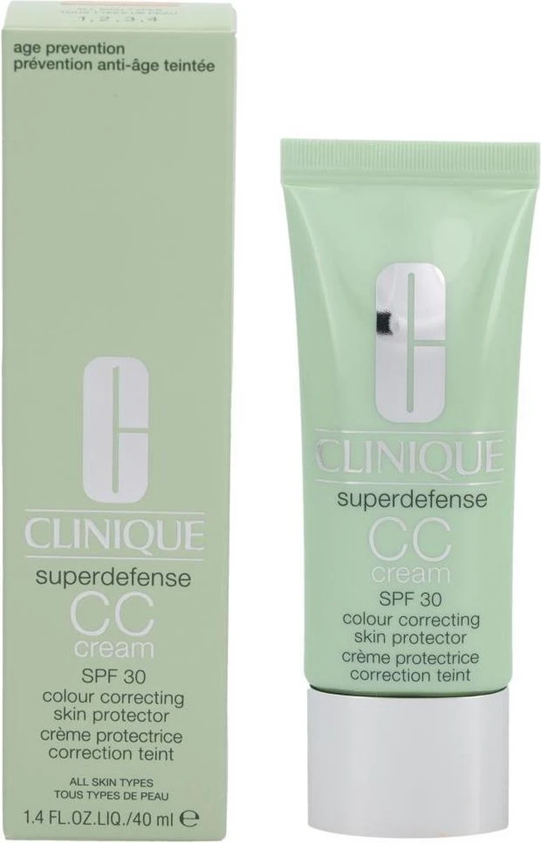 Clinique Superdefense CC Cream SPF30 - 04 Medium - CC Cream - 40 Ml 4 Clinique Superdefense CC Cream SPF30 - 04 Medium - CC Cream - 40 Ml - Afbeelding 4