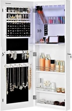 Nancy's Make-up Organizer – Sieraden & Spiegelkast – Spiegelkast, Deur & Wandhouder Met Binnenspiegel – Make-up Opbergen -Cosmetica Winkel 775x1200 4