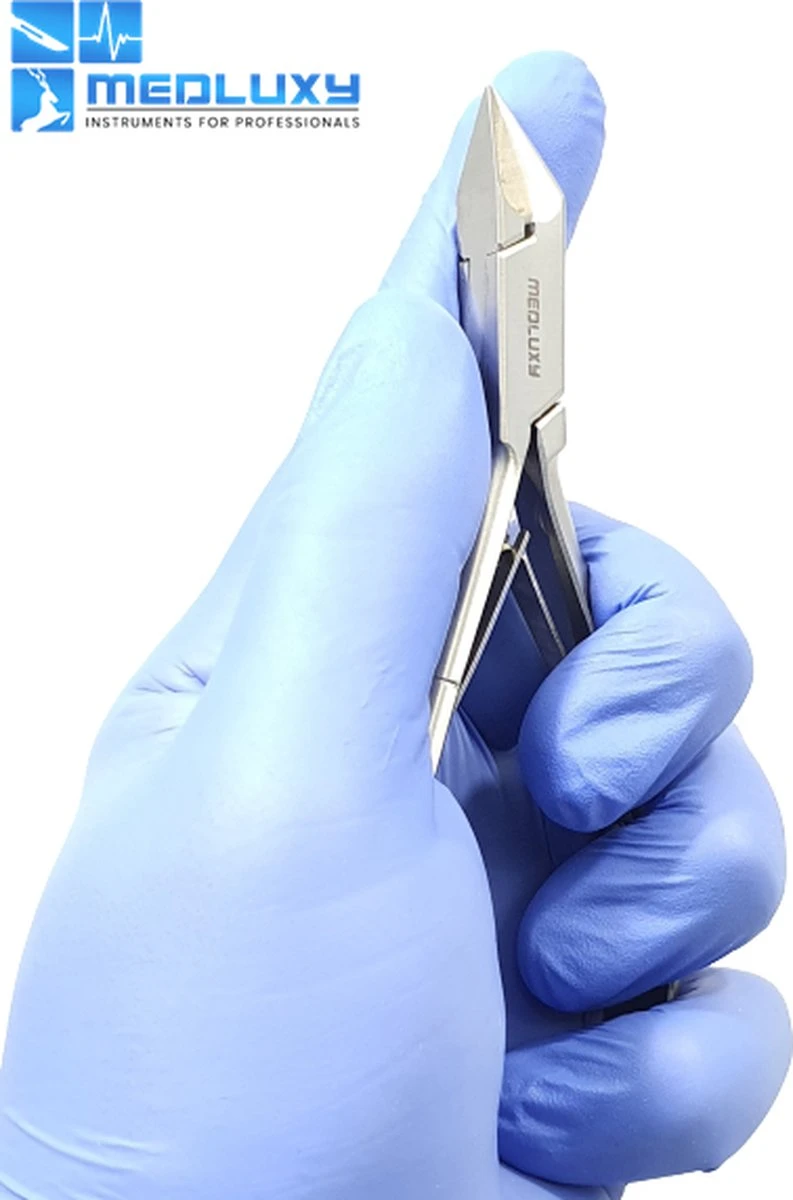 MEDLUXY - Nageltang - Hoektang ( Ingegroeide Nagels , Nagelhoekjes ) Spits Rechte Bek - Nagelknipper - 13 Cm 6 MEDLUXY - Nageltang - Hoektang ( Ingegroeide Nagels , Nagelhoekjes ) Spits Rechte Bek - Nagelknipper - 13 Cm - Afbeelding 6