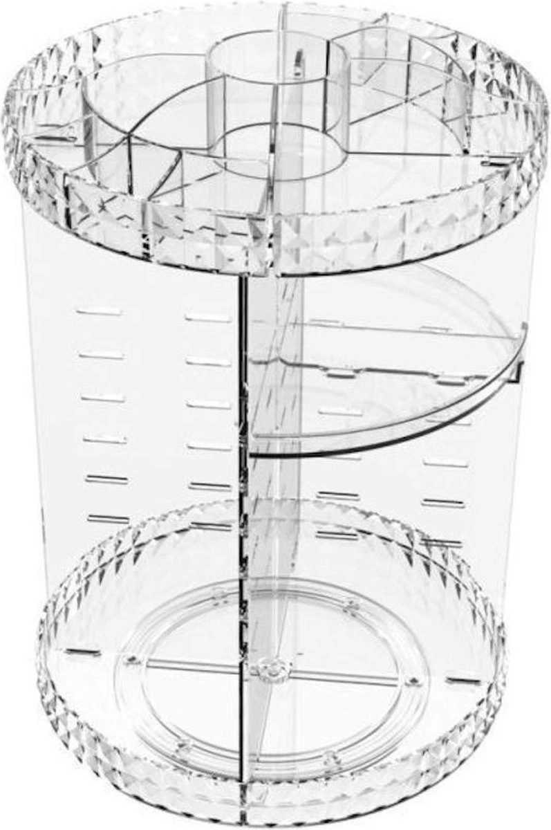 Merkloos Decopatent® Make Up Organizer - 360 Graden Draaibaar - Staande Makeup Organizer Transparant - Cosmetica - Lippenstift - Nagellak - Brushes - Kwasten - Oorbellen Etc 10 Merkloos Decopatent® Make Up Organizer - 360 Graden Draaibaar - Staande Makeup Organizer Transparant - Cosmetica - Lippenstift - Nagellak - Brushes - Kwasten - Oorbellen Etc - Afbeelding 10
