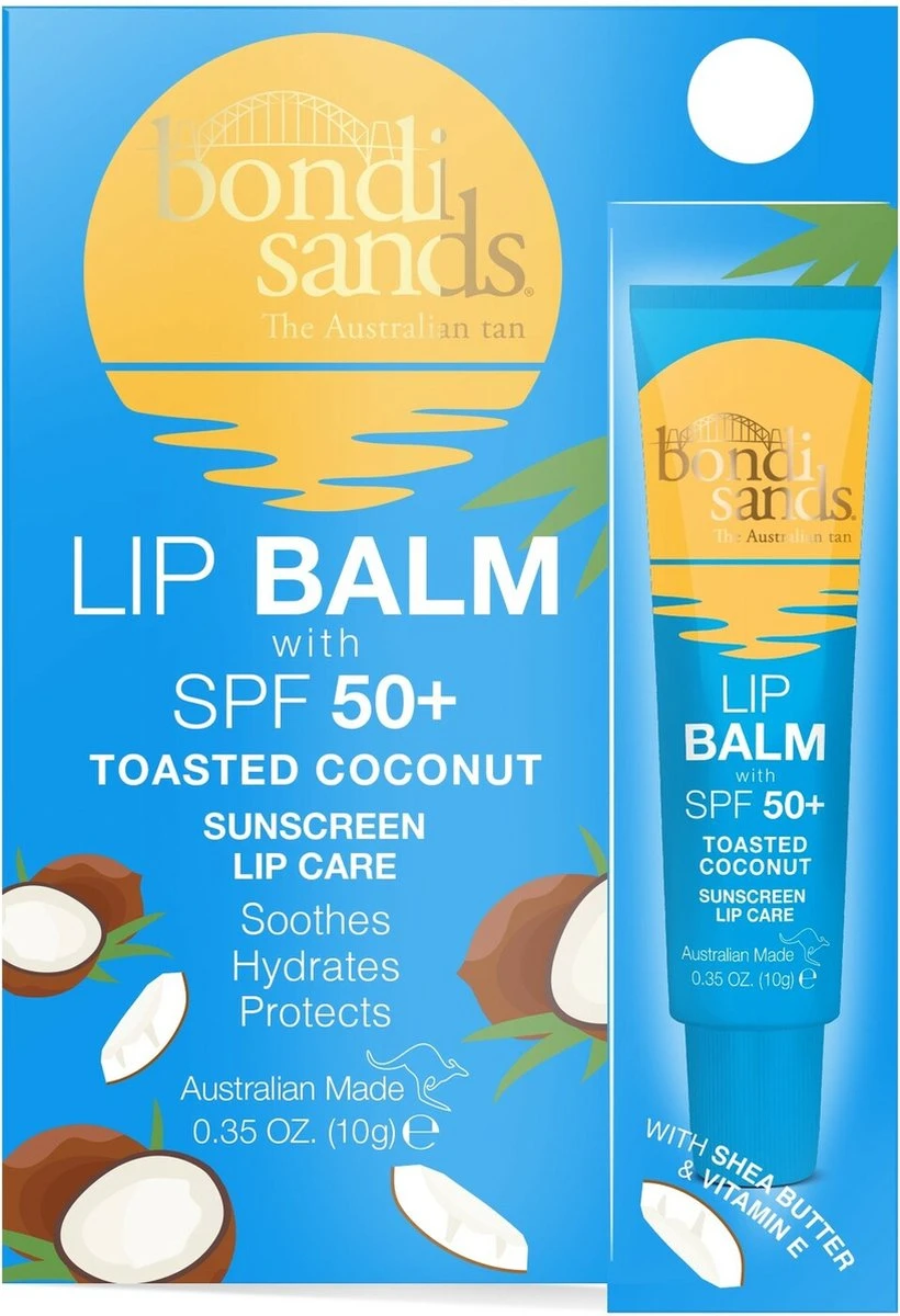 Bondi Sands Sunscreen Lip Balm SPF 50+ Toasted Coconut 10 G - Hydrateert En Verzacht Droge Lippen 5 Bondi Sands Sunscreen Lip Balm SPF 50+ Toasted Coconut 10 G - Hydrateert En Verzacht Droge Lippen - Afbeelding 5