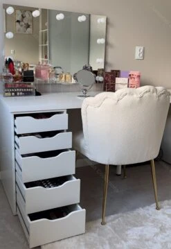 Jumanah® Collections "Sorted" Large Foundation Tray - Make Up Organizer - Ladeverdeler - Lade Organizer - Transparant - Acryl - Kunststof - Ikea Alex 5 Ladeblok -Cosmetica Winkel 825x1200 11