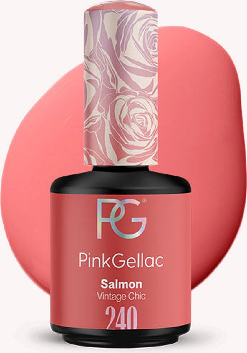 Pink Gellac - Salmon - Gellak - Oranje - 15 Ml 1 Pink Gellac - Salmon - Gellak - Oranje - 15 Ml