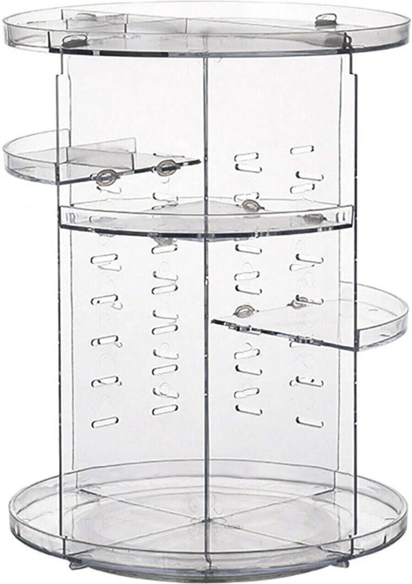 Make Up Organizer - 360 Graden Roterend - Beauty Voor Cosmetica - Opbergdoos Cosmetica - Make Up Organizer Transparant - Parfum Organizer 3 Make Up Organizer - 360 Graden Roterend - Beauty Voor Cosmetica - Opbergdoos Cosmetica - Make Up Organizer Transparant - Parfum Organizer - Afbeelding 3