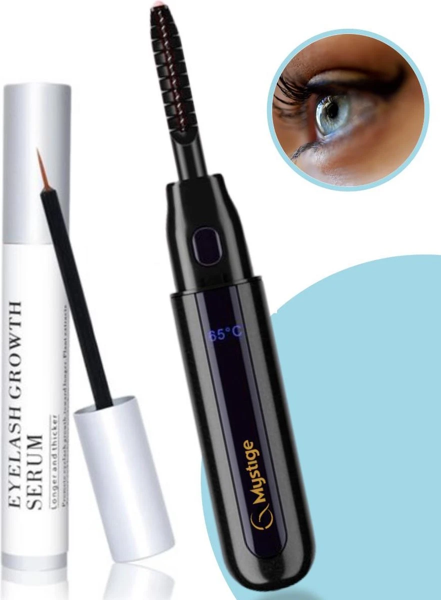 3-Delige Elektrische Wimperkruller Set – Incl. Wimperserum & Wimperborstel – Wimperlifting Set – Lash Lift – Lange, Gekrulde En Volle Wimpers – Eyelash Curler 1 3-Delige Elektrische Wimperkruller Set – Incl. Wimperserum & Wimperborstel – Wimperlifting Set – Lash Lift – Lange, Gekrulde En Volle Wimpers – Eyelash Curler