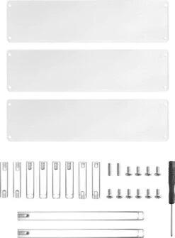 QWORK 3-laags Acryl Displaystandaard, Transparant Acryl Display Riser Plank Voor Figuren, Sieraden, Cupcake, Lippenstift, Nagellak, Kruiden, 30x21x15cm 10 QWORK 3-laags Acryl Displaystandaard, Transparant Acryl Display Riser Plank Voor Figuren, Sieraden, Cupcake, Lippenstift, Nagellak, Kruiden, 30x21x15cm -Cosmetica Winkel 885x1200 3