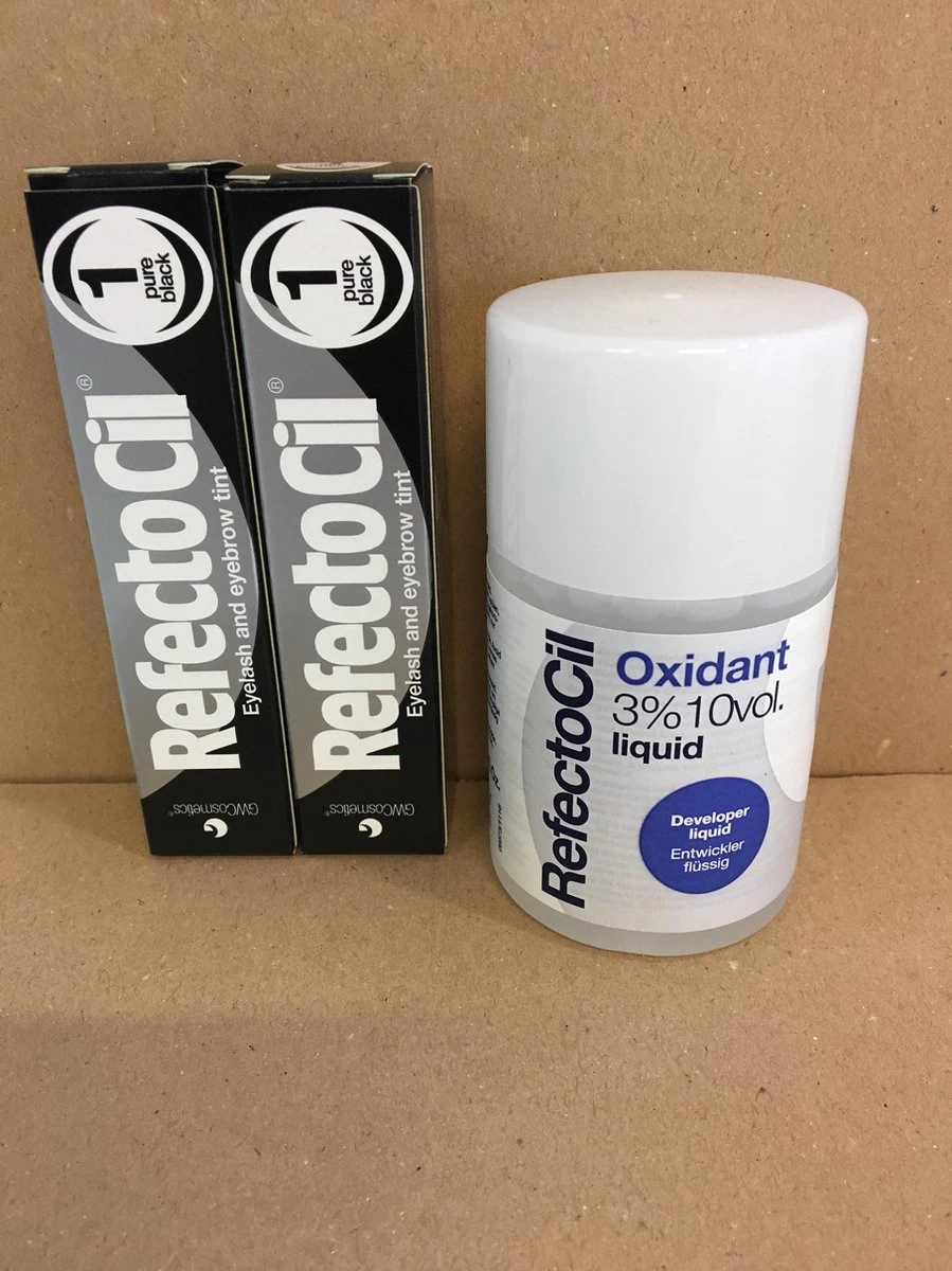 RefectoCil 2 Stuks Nr.1 Zwart + 100ml Oxidant 1 RefectoCil 2 Stuks Nr.1 Zwart + 100ml Oxidant