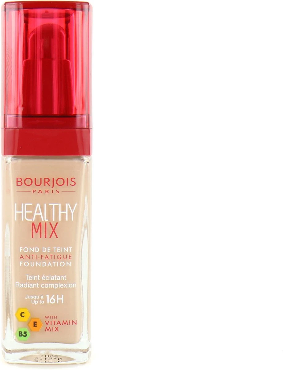 Bourjois Healthy Mix Anti-Fatigue Foundation - 51,5 Rose Vanilla 1 Bourjois Healthy Mix Anti-Fatigue Foundation - 51,5 Rose Vanilla