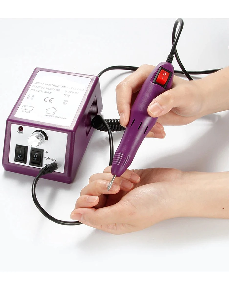 Elektrische Nagelvijl/ Nagelfrees - Inclusief 6 Vijlen - Nagelfrees Machine Voor Slijpen / Snijden / Polijsten - Manicure / Pedicure Nagel Vijlmachine - Verzorging Voor Nagels / Handen / Voeten 10 Elektrische Nagelvijl/ Nagelfrees - Inclusief 6 Vijlen - Nagelfrees Machine Voor Slijpen / Snijden / Polijsten - Manicure / Pedicure Nagel Vijlmachine - Verzorging Voor Nagels / Handen / Voeten - Afbeelding 10