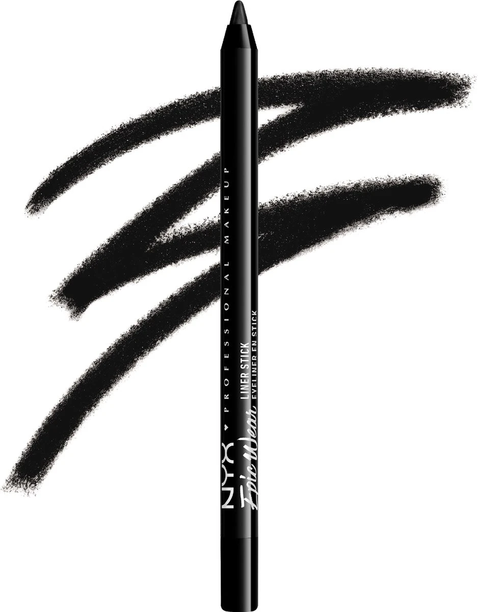 NYX Professional Makeup Epic Wear Liner Sticks - EWLS08 Pitch Black - Oogpotlood 1 NYX Professional Makeup Epic Wear Liner Sticks - EWLS08 Pitch Black - Oogpotlood