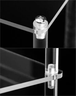 QWORK 3-laags Acryl Displaystandaard, Transparant Acryl Display Riser Plank Voor Figuren, Sieraden, Cupcake, Lippenstift, Nagellak, Kruiden, 30x21x15cm 11 QWORK 3-laags Acryl Displaystandaard, Transparant Acryl Display Riser Plank Voor Figuren, Sieraden, Cupcake, Lippenstift, Nagellak, Kruiden, 30x21x15cm -Cosmetica Winkel 947x1200 12