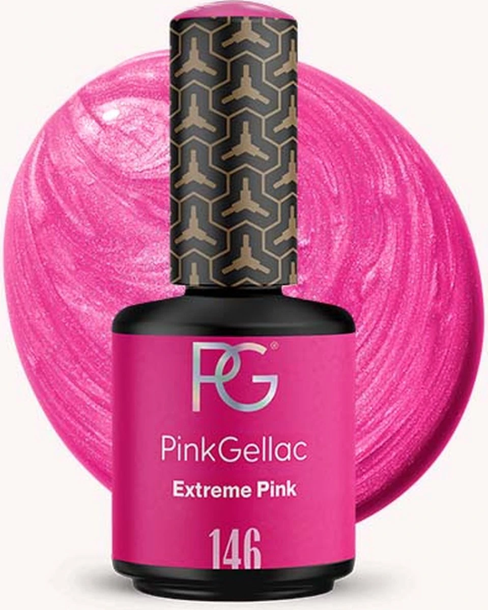 Pink Gellac - Extreme Pink - Gellak - Vegan - Roze - Glanzend - 15ml 8 Pink Gellac - Extreme Pink - Gellak - Vegan - Roze - Glanzend - 15ml - Afbeelding 8
