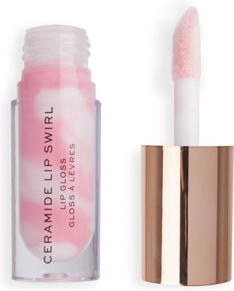Makeup Revolution Lip Swirl Ceramide Gloss - Pure Gloss Clear - Lipgloss 1 Makeup Revolution Lip Swirl Ceramide Gloss - Pure Gloss Clear - Lipgloss