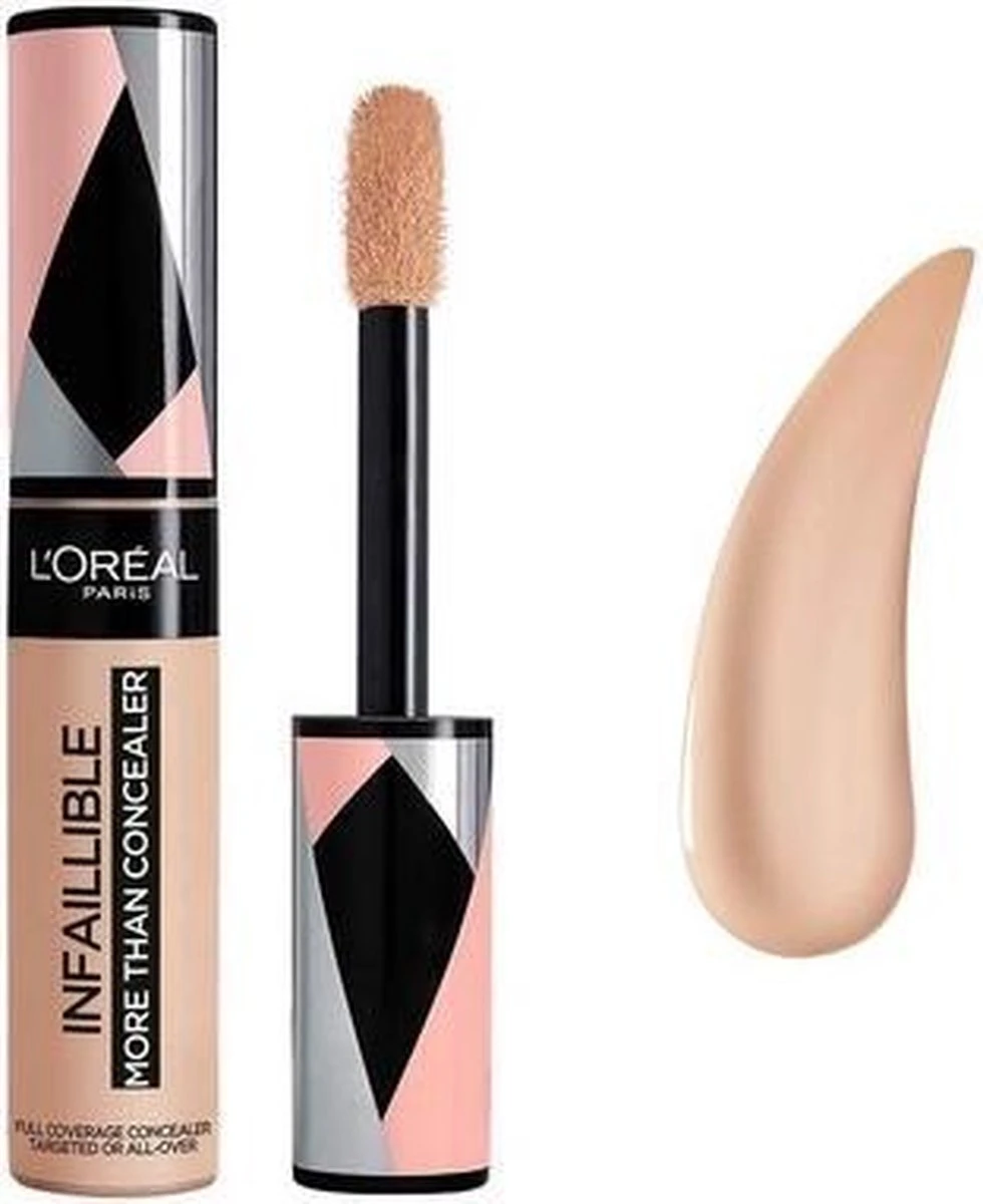 L'Oréal Paris Infaillible More Than Concealer - 324 Oatmeal - Dekkend 16 L'Oréal Paris Infaillible More Than Concealer - 324 Oatmeal - Dekkend - Afbeelding 16