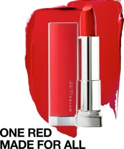 Maybelline Color Sensational Made For All Lippenstift - 382 Red For Me - Rood - Mat -Cosmetica Winkel 999x1200